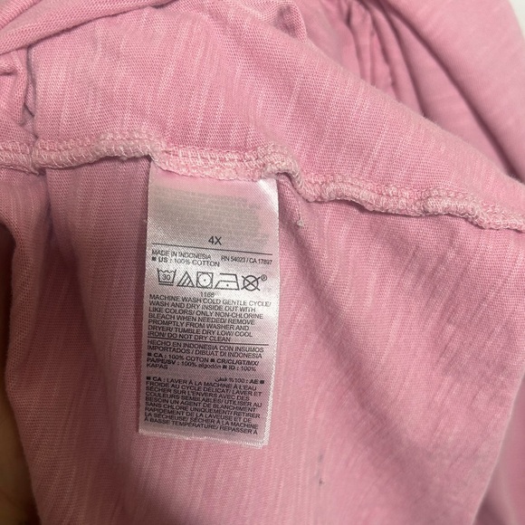 Old Navy Pink Tiered Swing Mini Dress – Size 4X - Picture 8 of 10